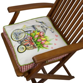 Aberto Design Cojín YM1179 Multicolor 42 x 42 cm